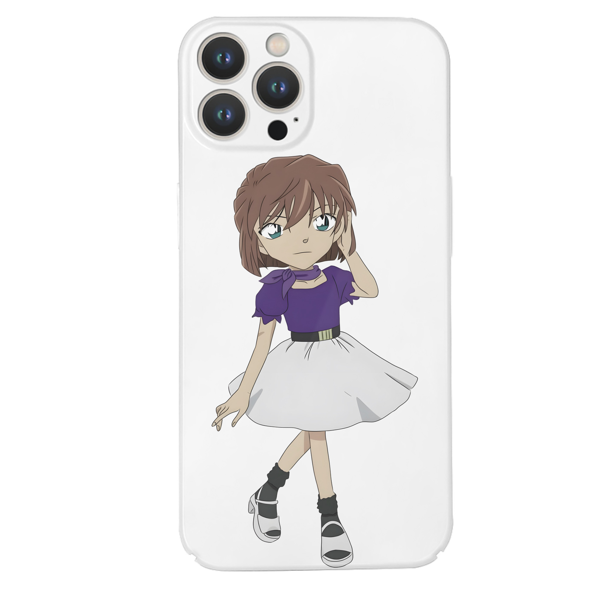 （画像用） 名探偵コナン 灰原 哀 はいばら あい Detective Conan Anita Hailey、Vi Graythorn Haibara Ai 【iPhone 14シリーズ対応】ハードケース